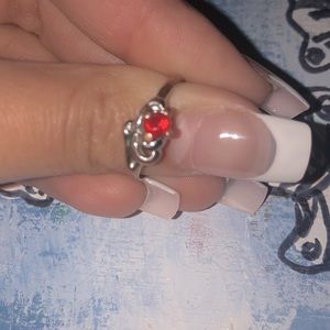Red ruby ring